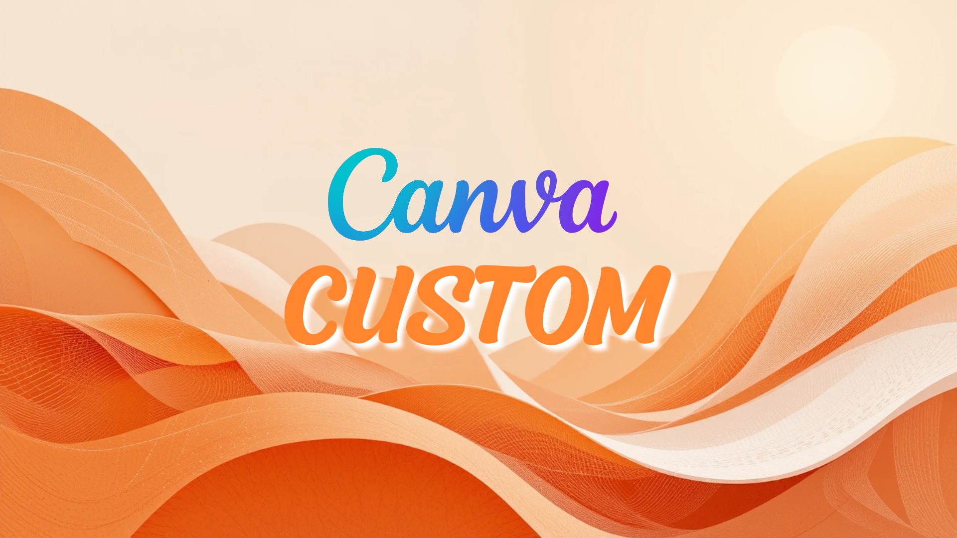 Custom Canva Poster